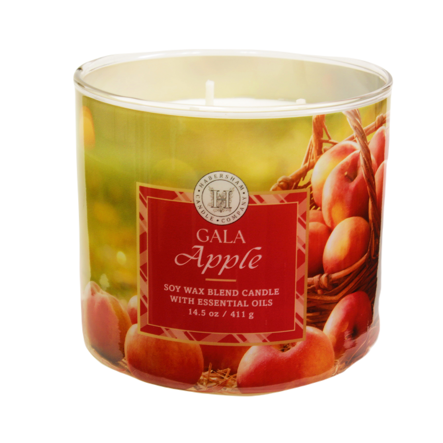 Gala Apple 3 Wick Scented Candle