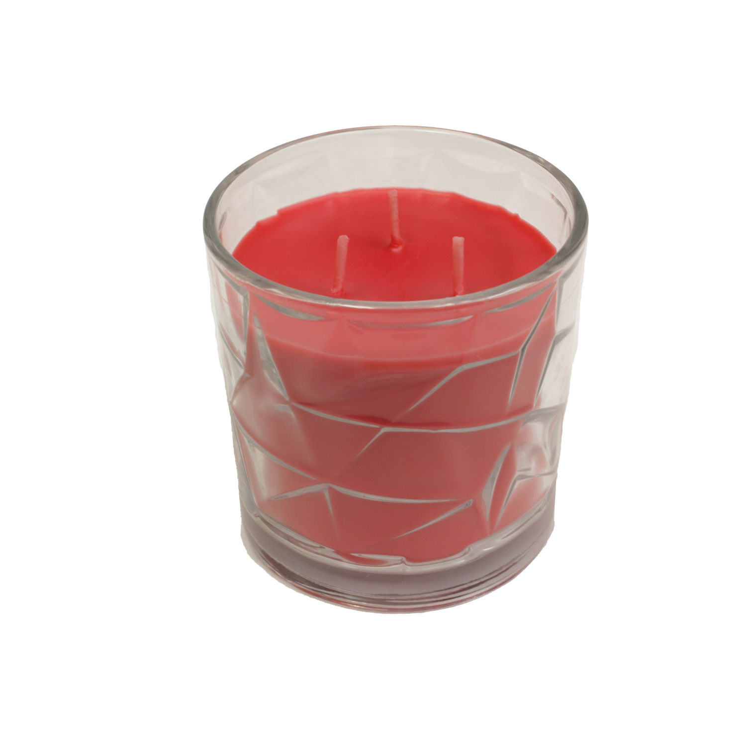 Gala Apple 3 Wick Clear Glass Scented Candle