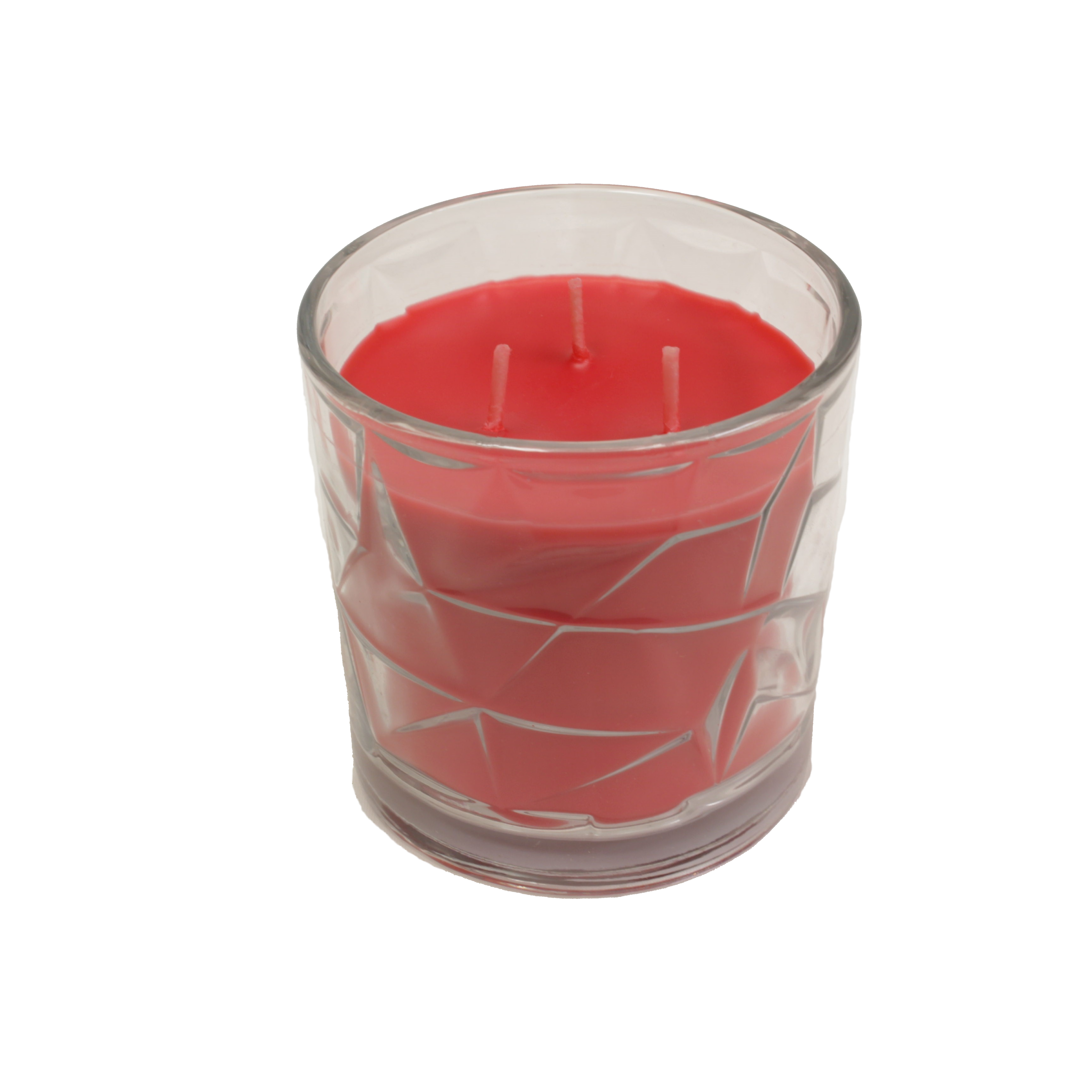 Gala Apple 3 Wick Clear Glass Scented Candle