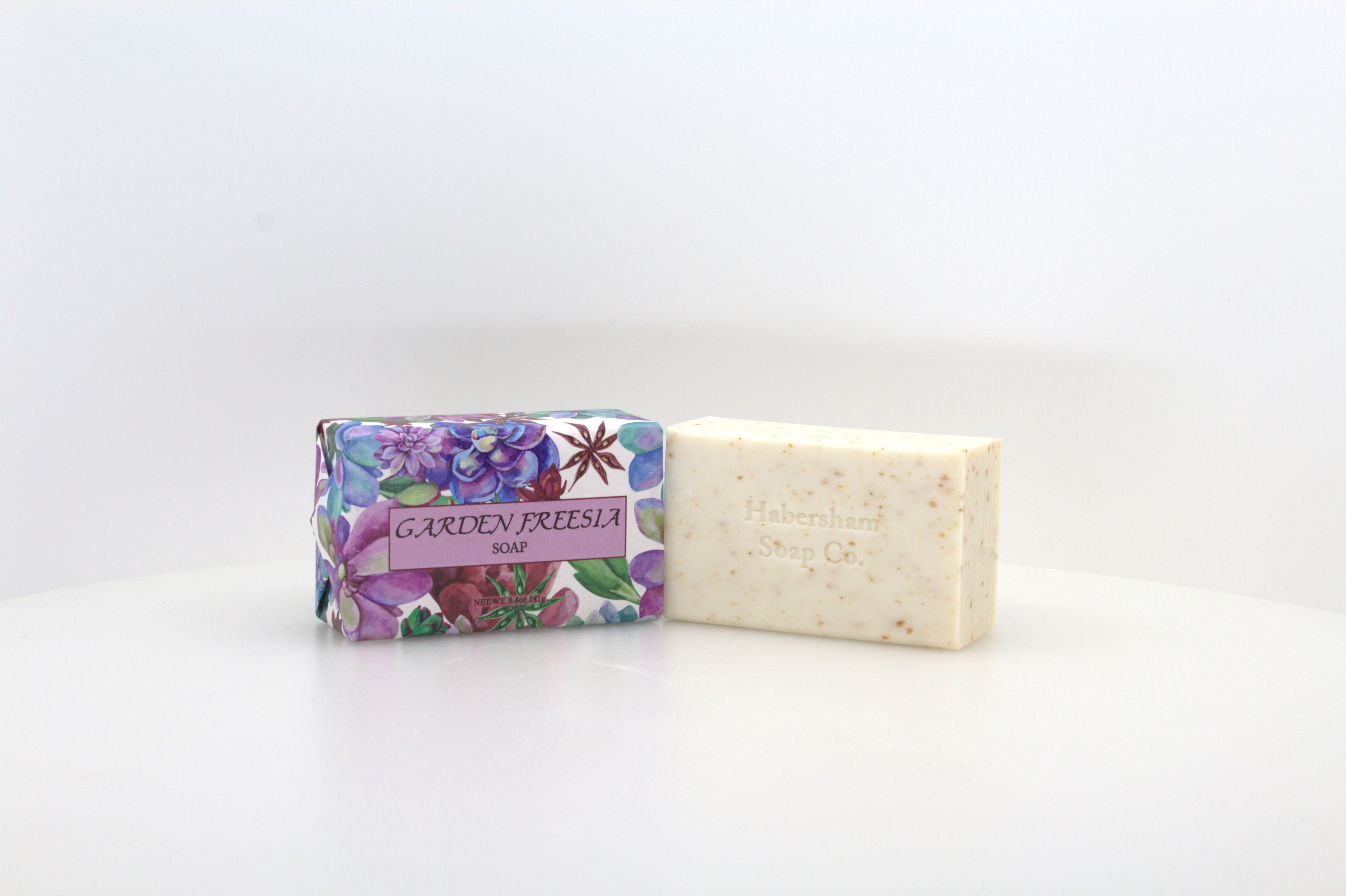 Garden Freesia Soap with Shea Butter &amp; Cocoa Butter - 6.4 oz. -  3 Pack Individually Wrapped Bars