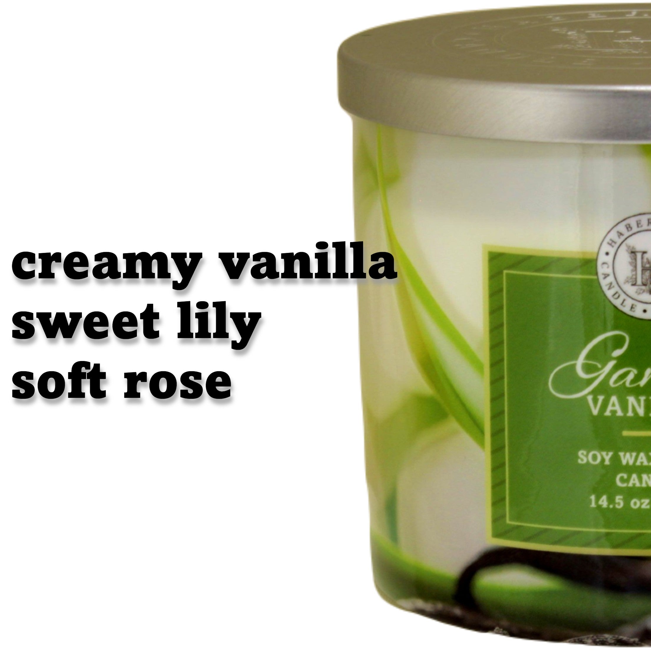 Garden Vanilla 3 Wick Scented Candle