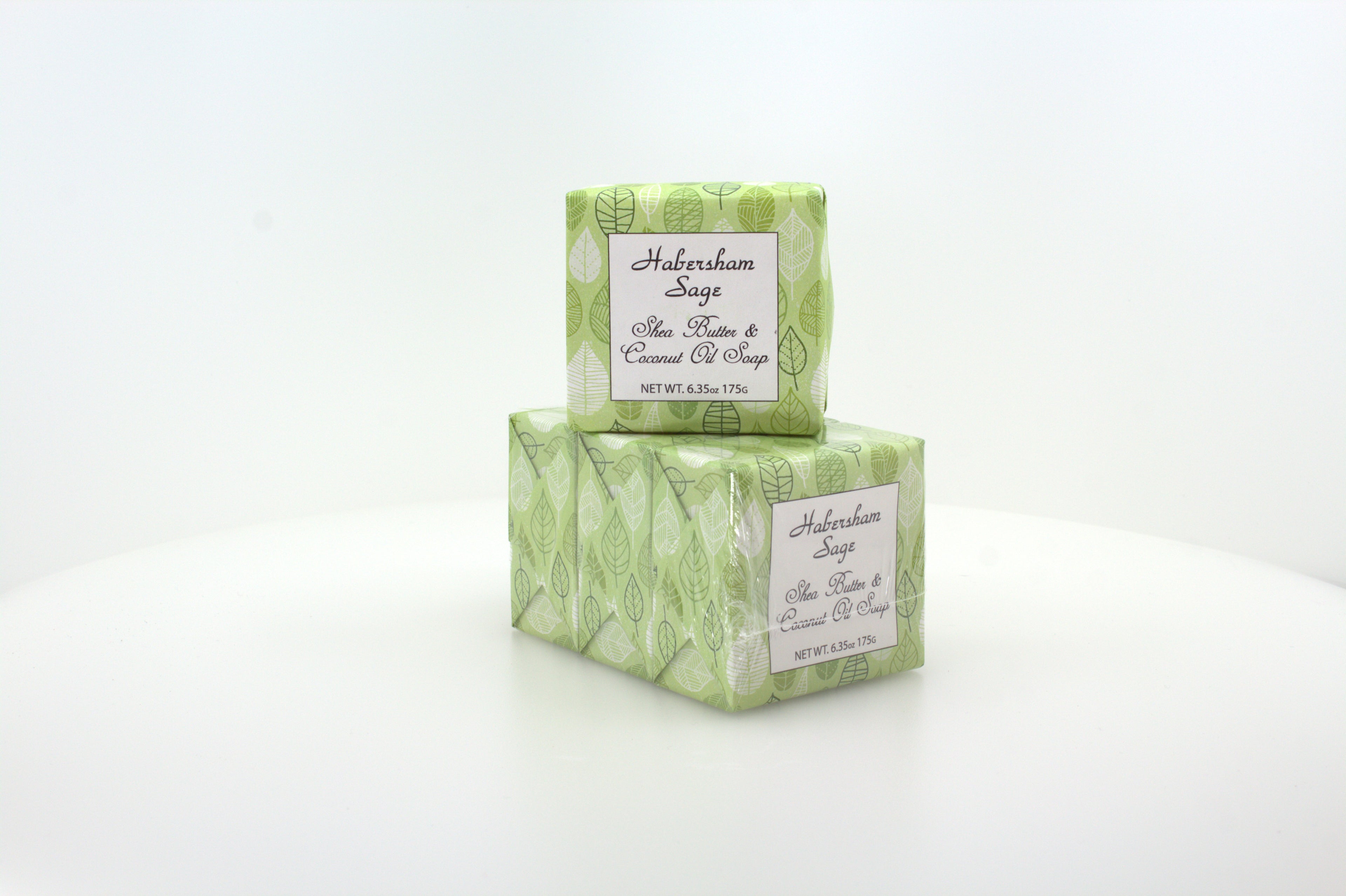 Habersham Sage Soap with Shea Butter &amp; Coconut Oil - 6.35 oz. -  3 Pack Individually Wrapped Bars