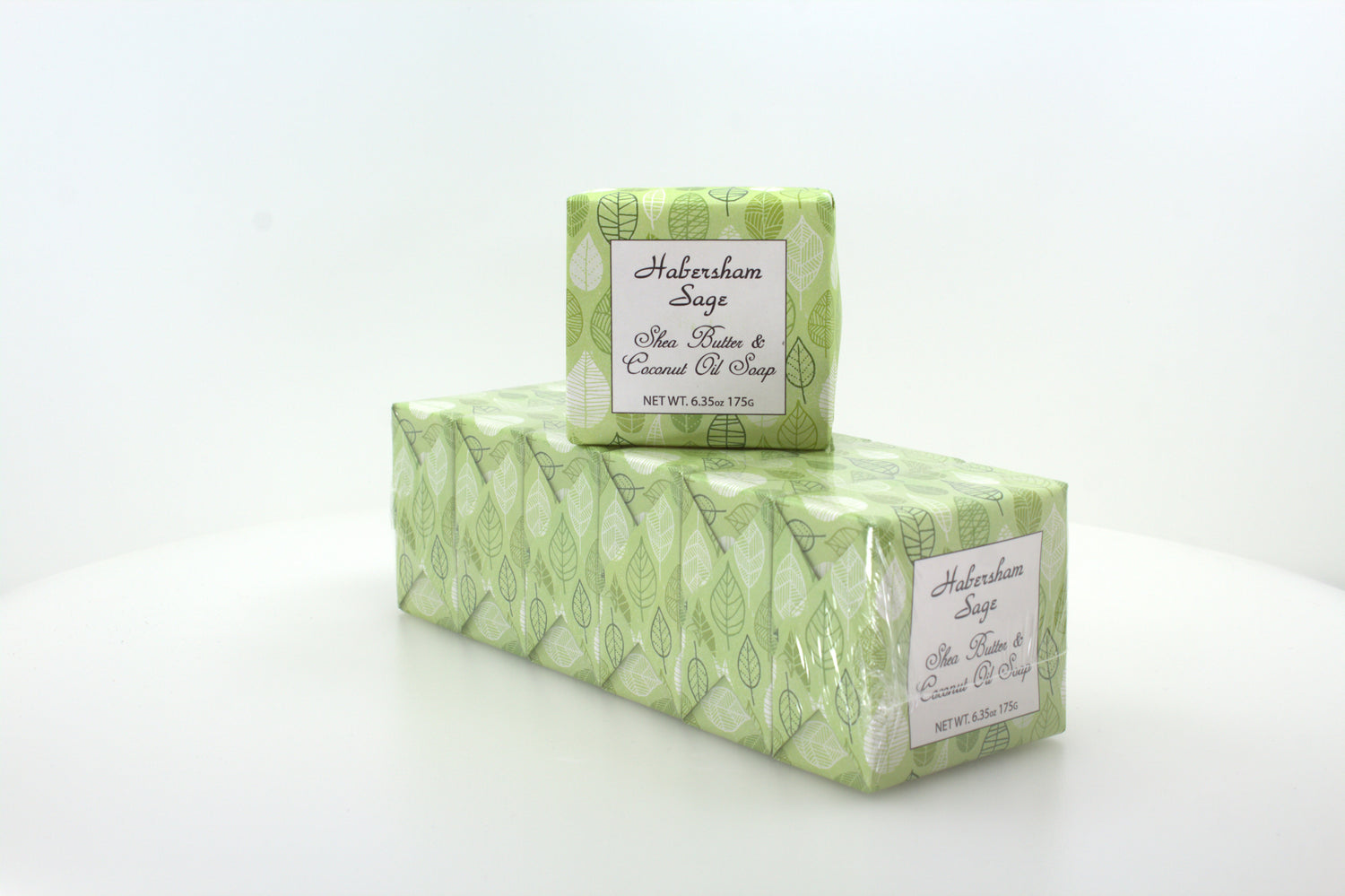Habersham Sage Soap with Shea Butter &amp; Coconut Oil - 6.35 oz. -  6 Pack Individually Wrapped Bars