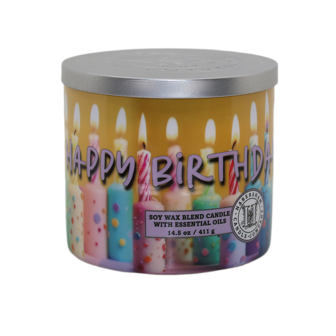 Happy Birthday 3 Wick Scented Candle