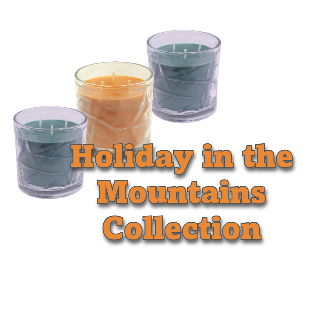 Habersham Candle – Holidays in the Mountains Candle Collection, 3 Pack of 3 Wick Glass Jar Candles, Christmas Tree and Harvest Gathering