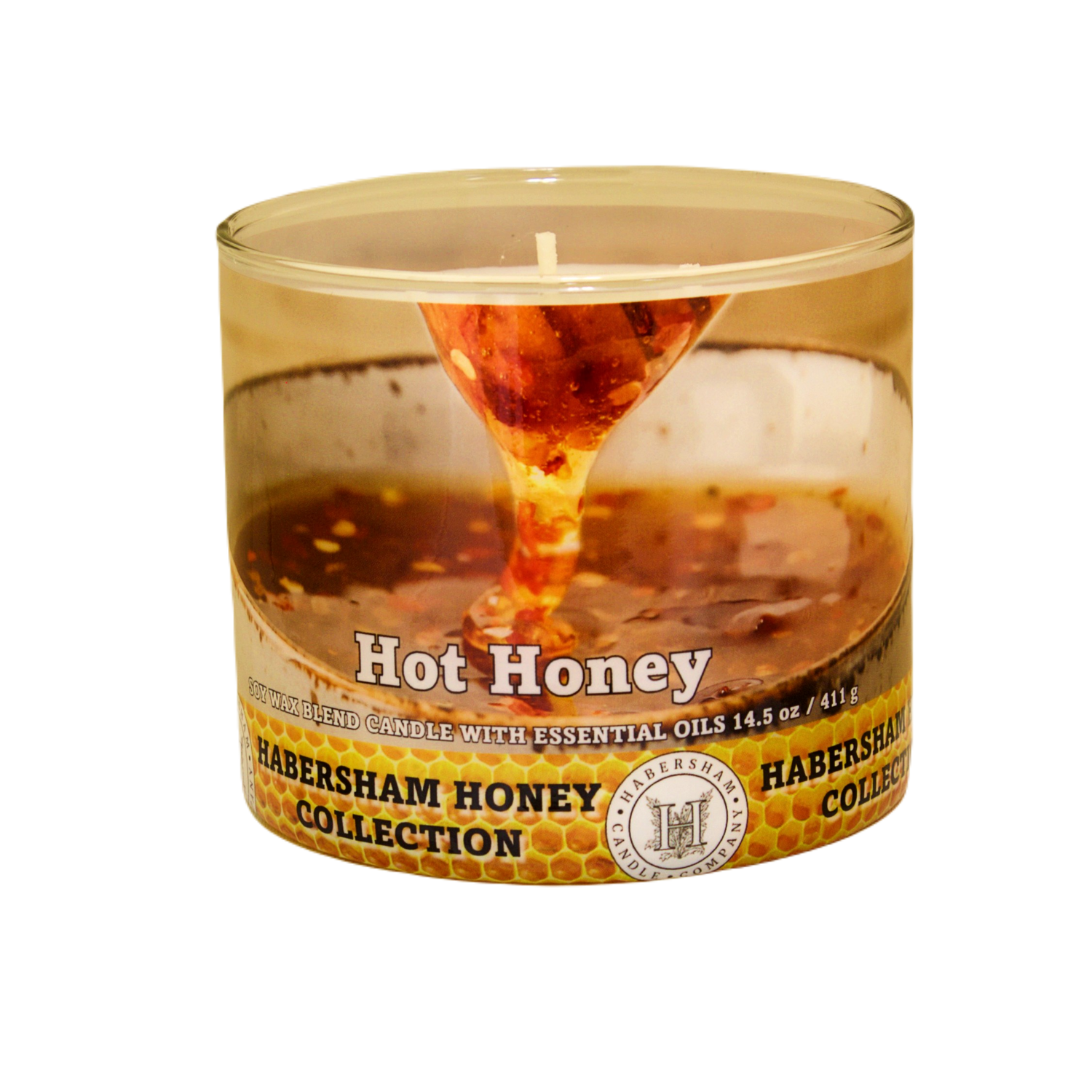 Hot Honey 3 Wick Scented Candle