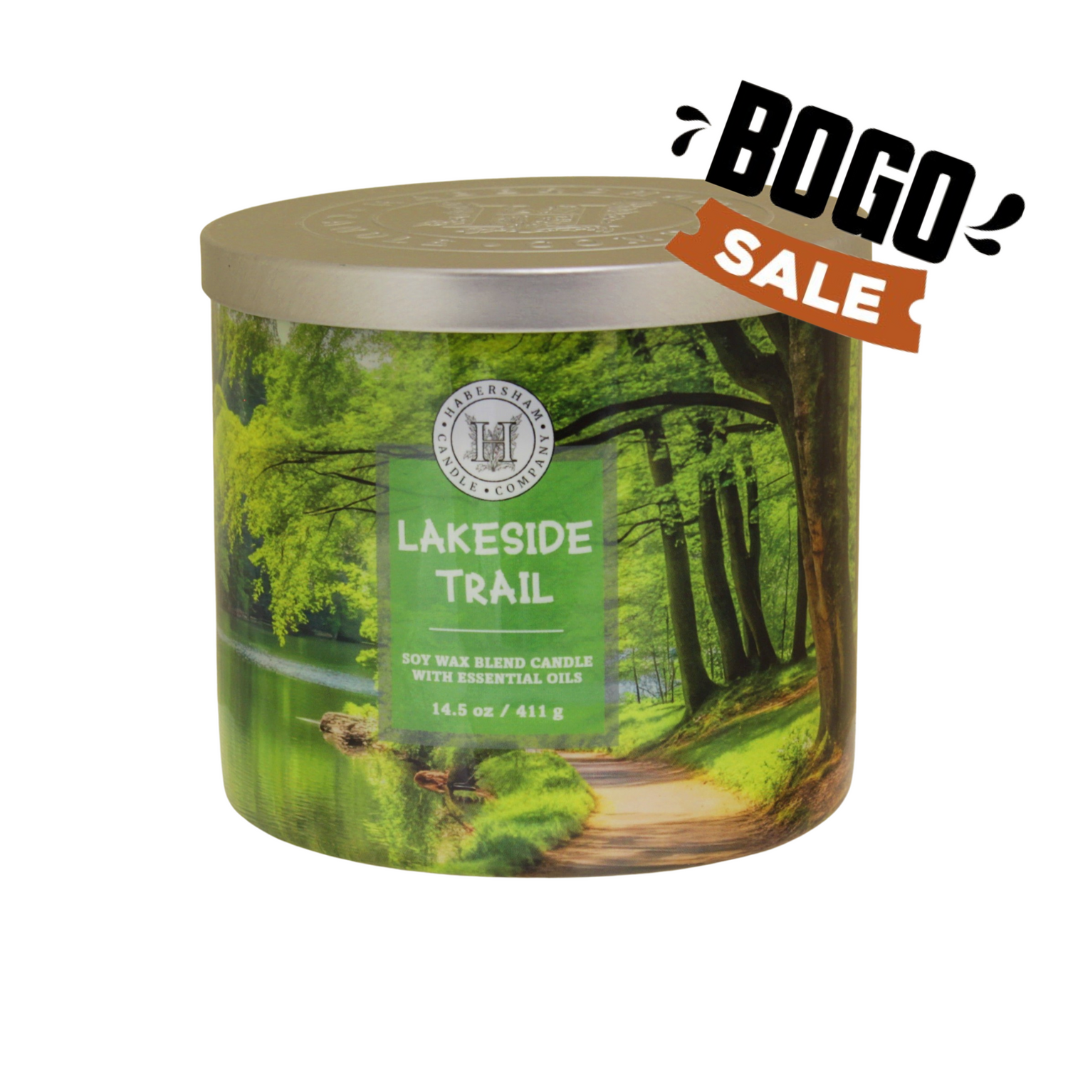 Lakeside Trail 3 Wick Scented Candle