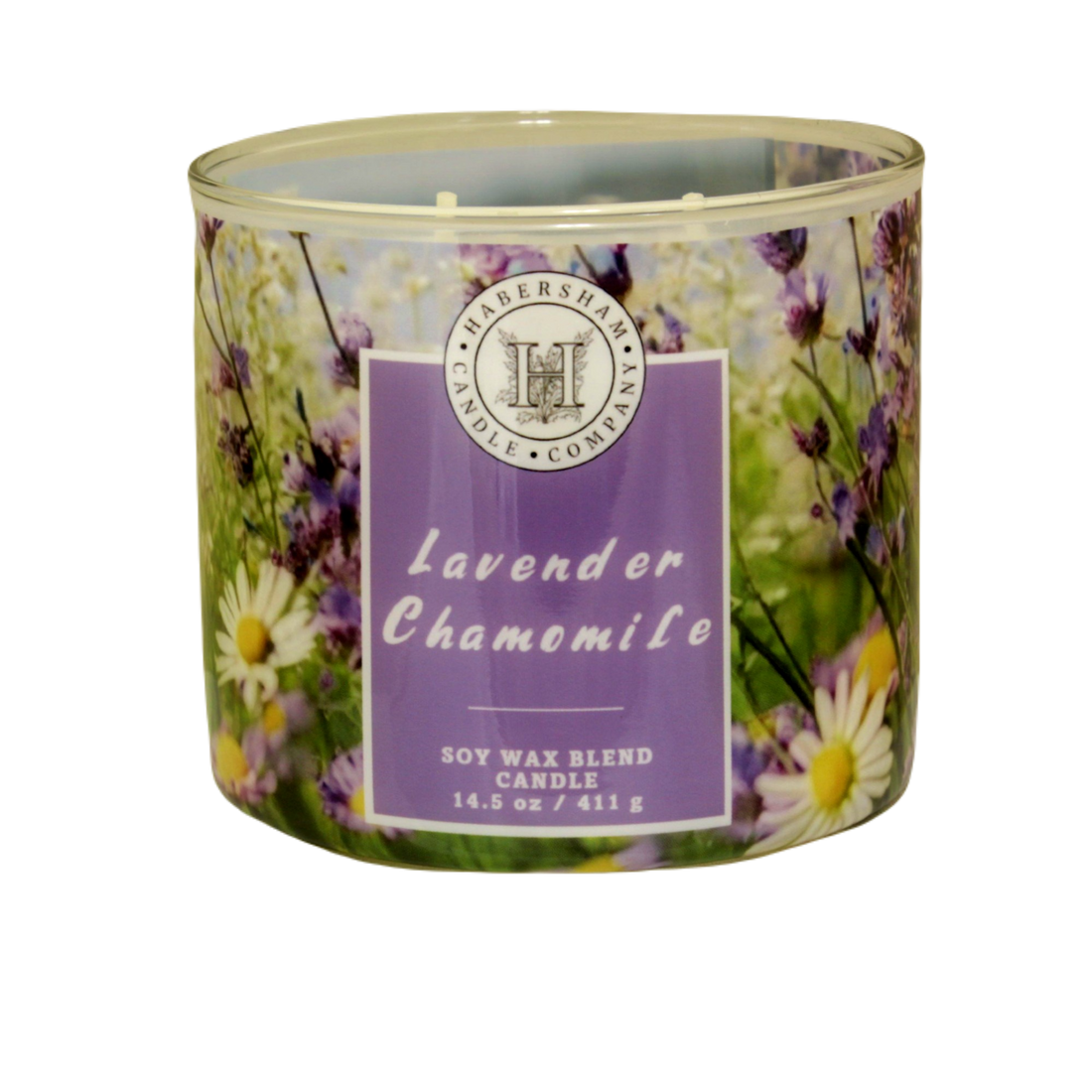 Lavender Chamomile 3 Wick Scented Candle