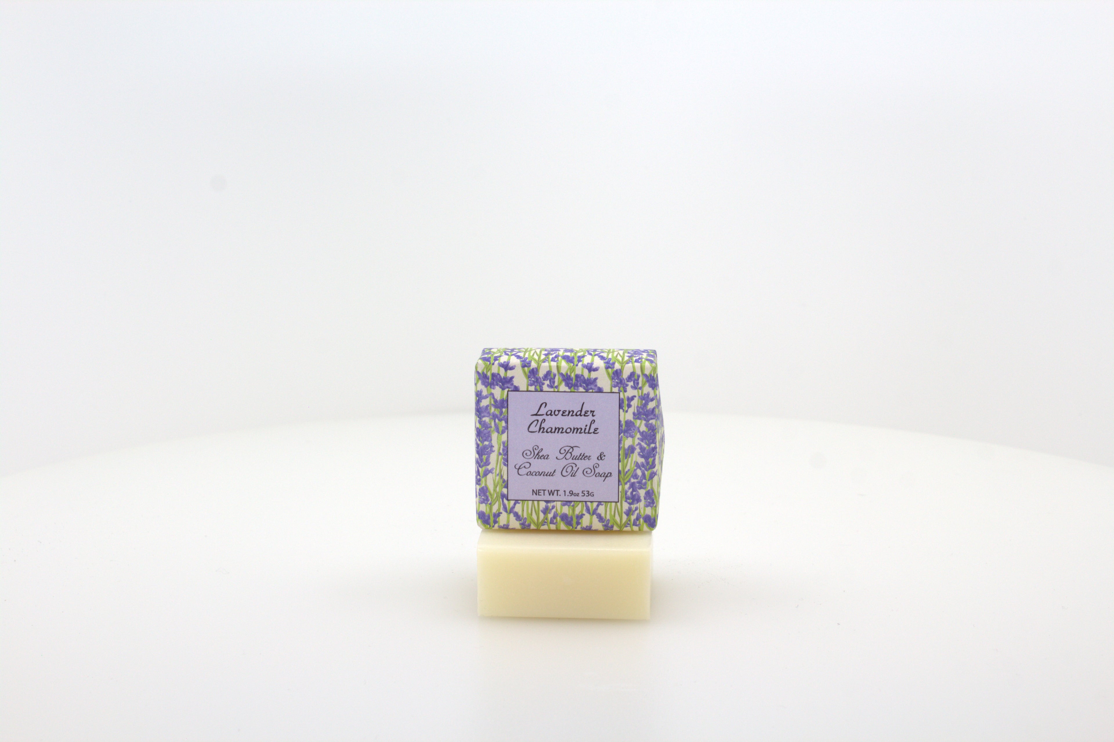 Lavender Chamomile Soap with Shea Butter &amp; Coconut Oil - 1.9 oz. -- 6 Pack Individually Wrapped Bars