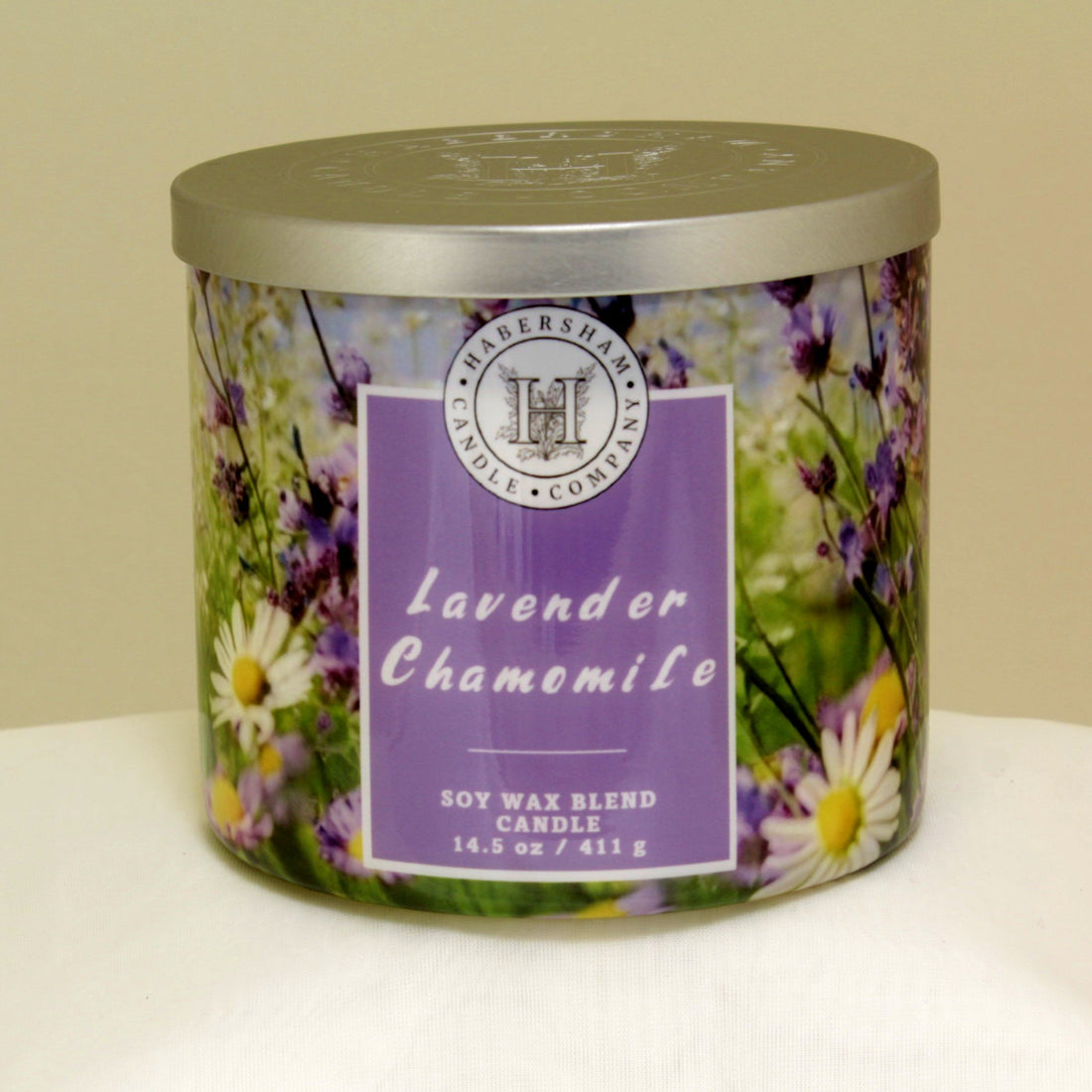 Lavender Chamomile 3 Wick Scented Candle