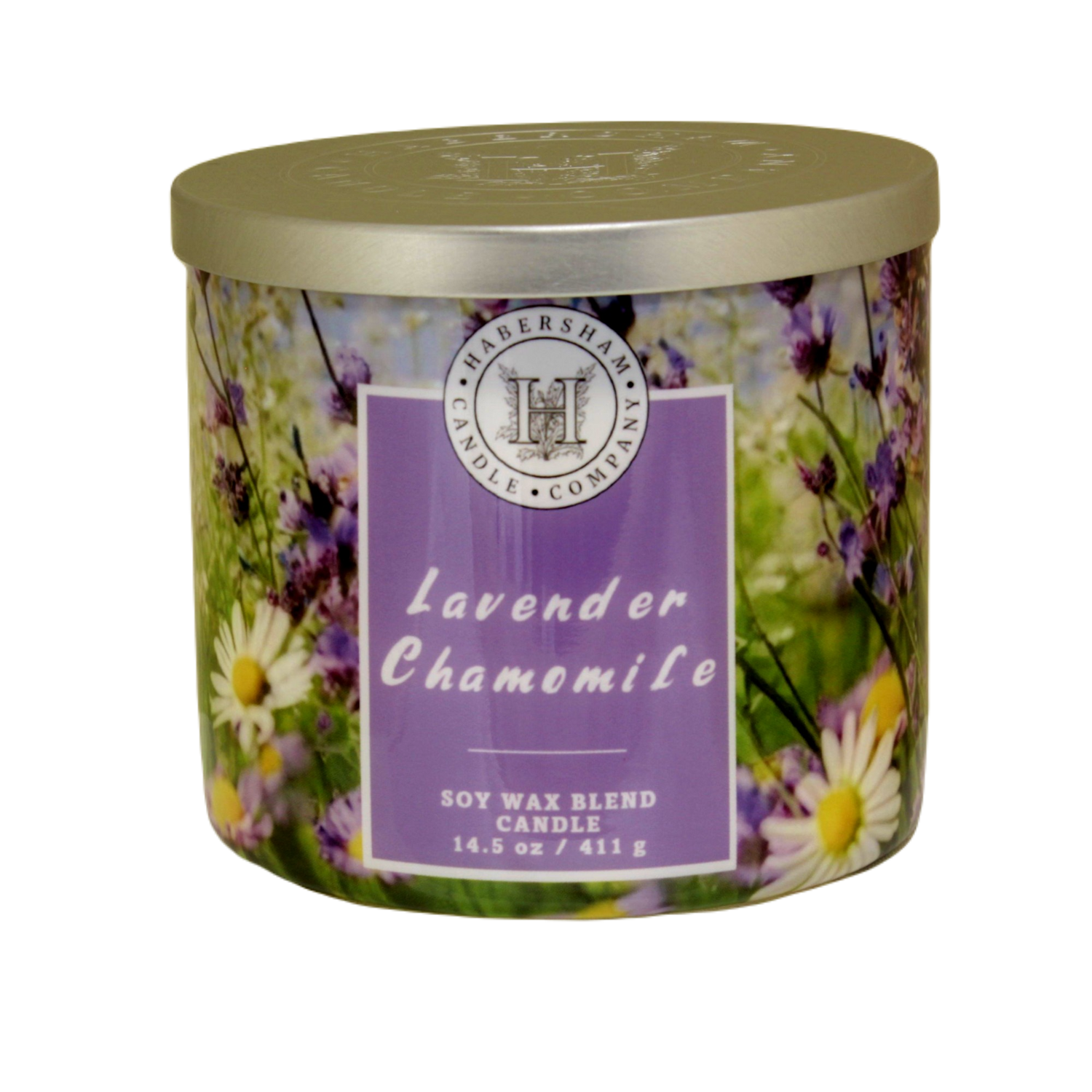 Lavender Chamomile 3 Wick Scented Candle