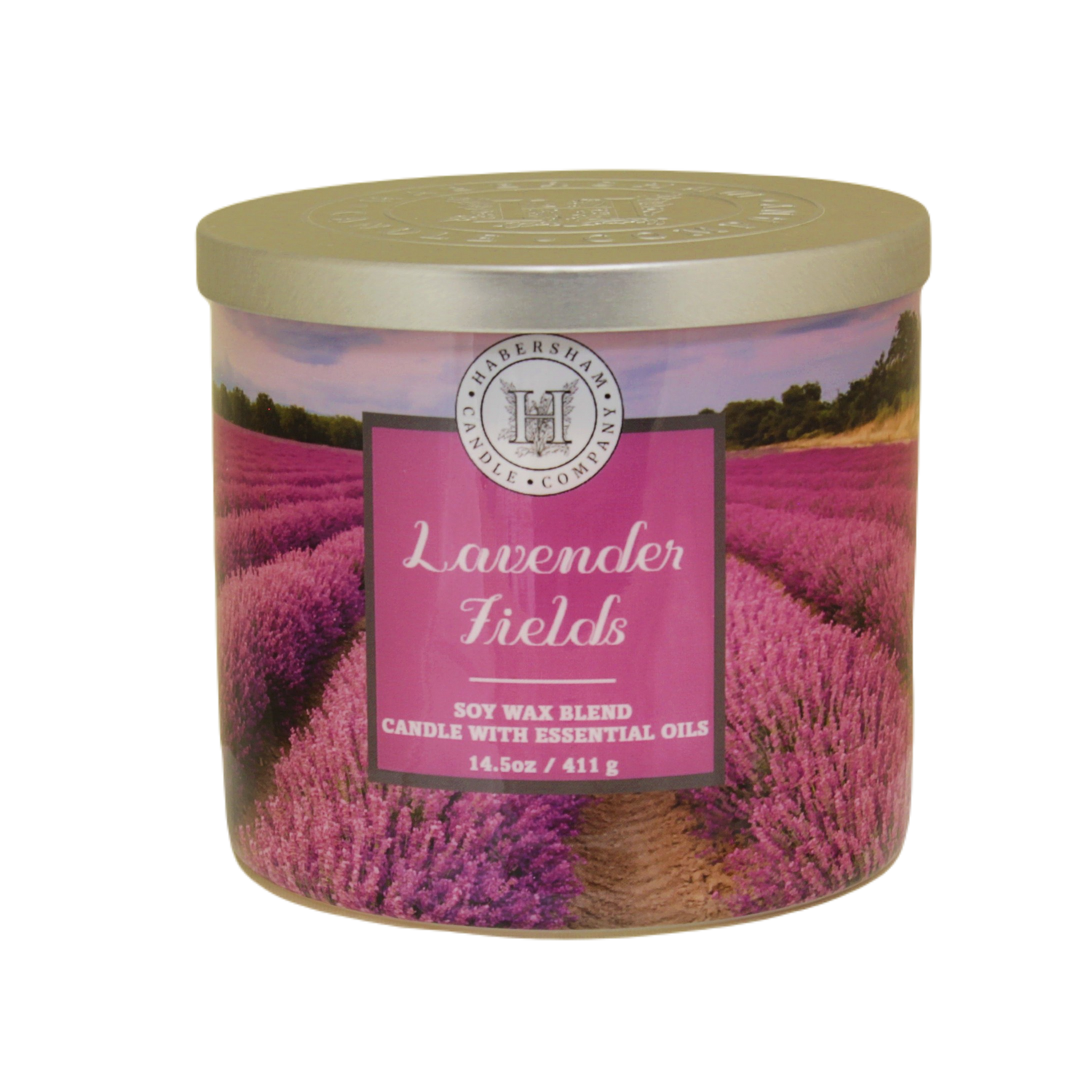 Lavender Fields 3 Wick Scented Candle