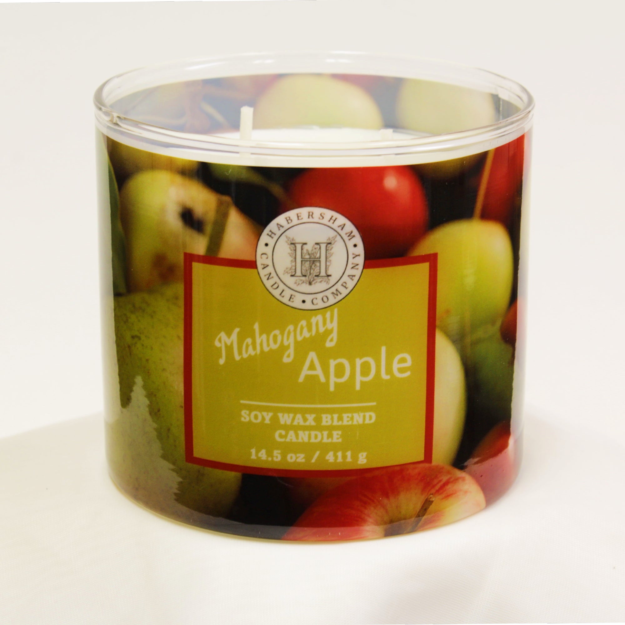 Mahogany Apple 3 Wick Scented Candle