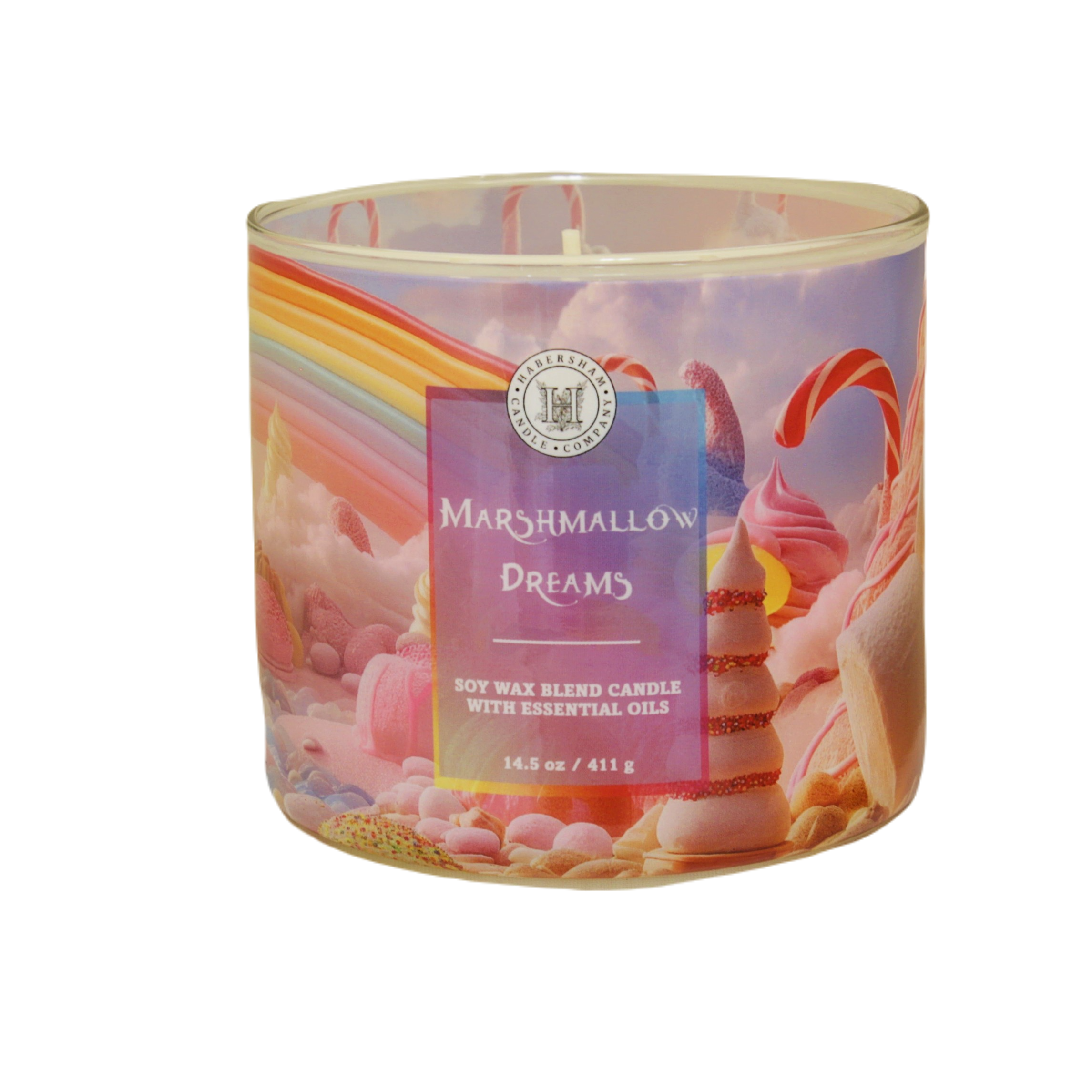 Marshmallow Dreams 3 Wick Scented Candle