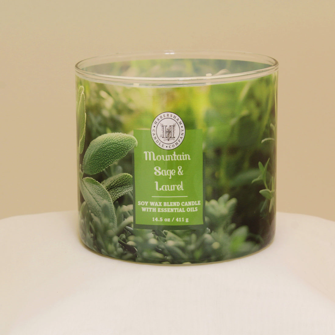 Mountain Sage &amp; Laurel 3 Wick Scented Candle