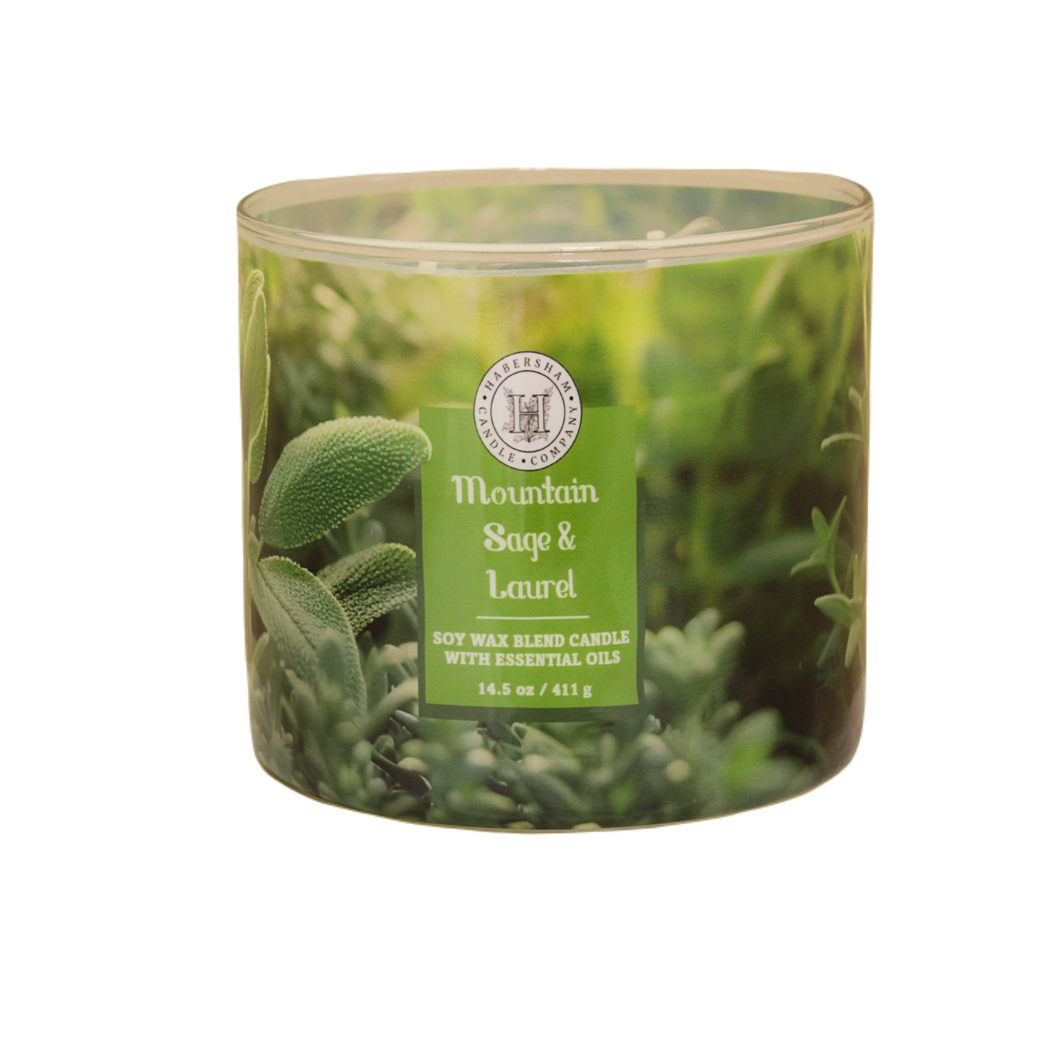 Mountain Sage &amp; Laurel 3 Wick Scented Candle