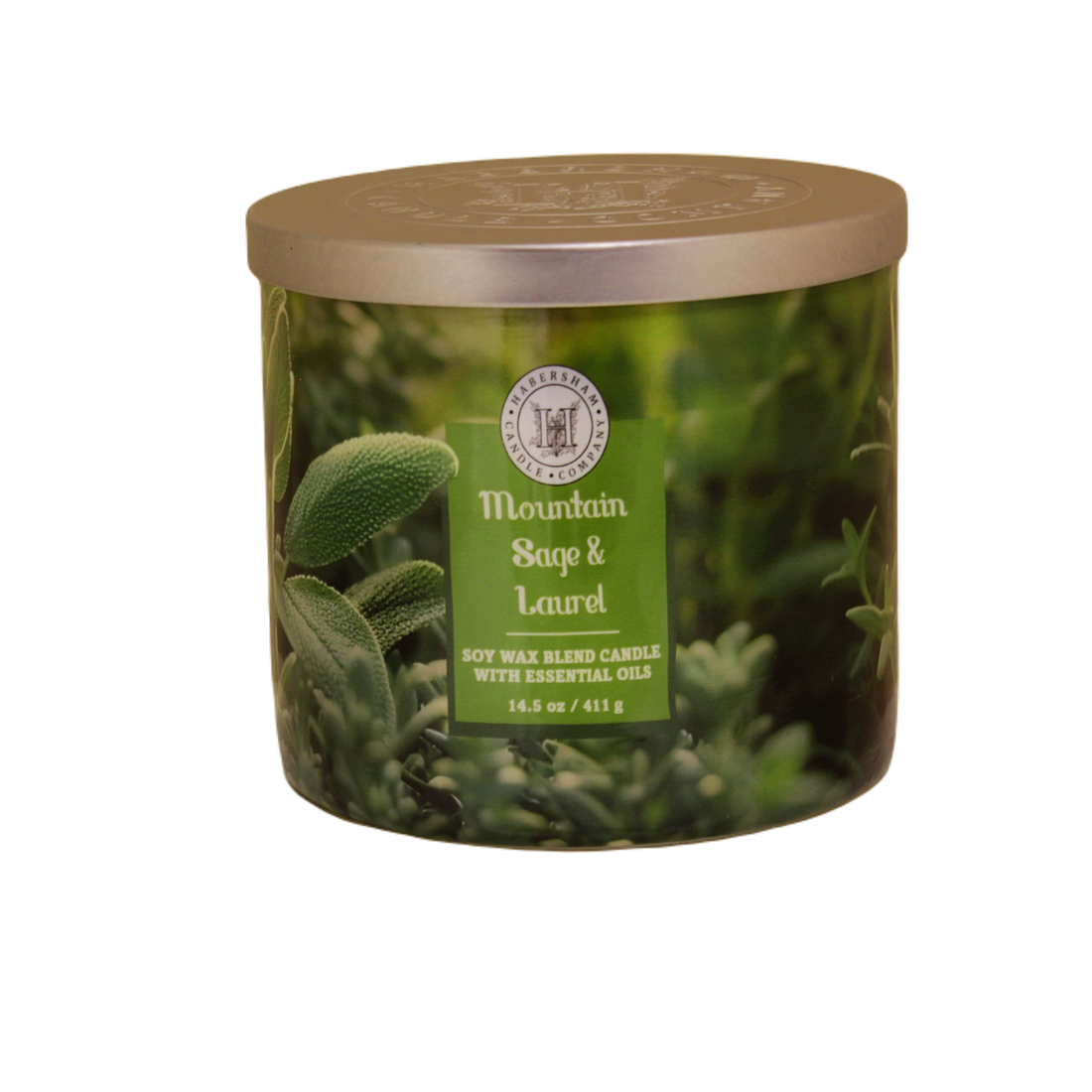 Mountain Sage & Laurel 3 Wick Scented Candle