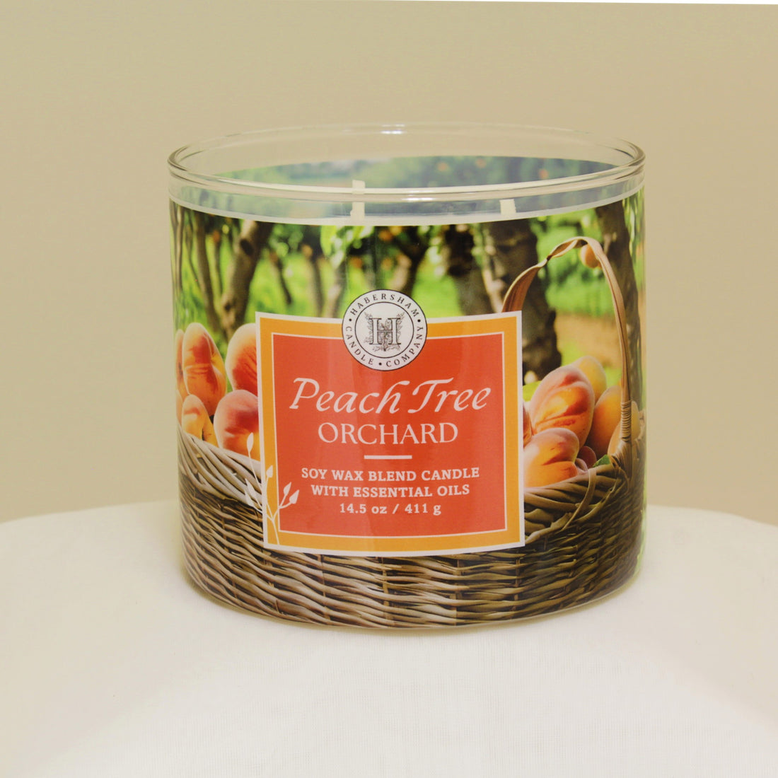 Peach Tree Orchard 3 Wick Scented Candle