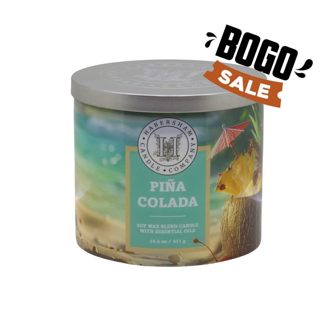 Pina Colada 3 Wick Scented Candle