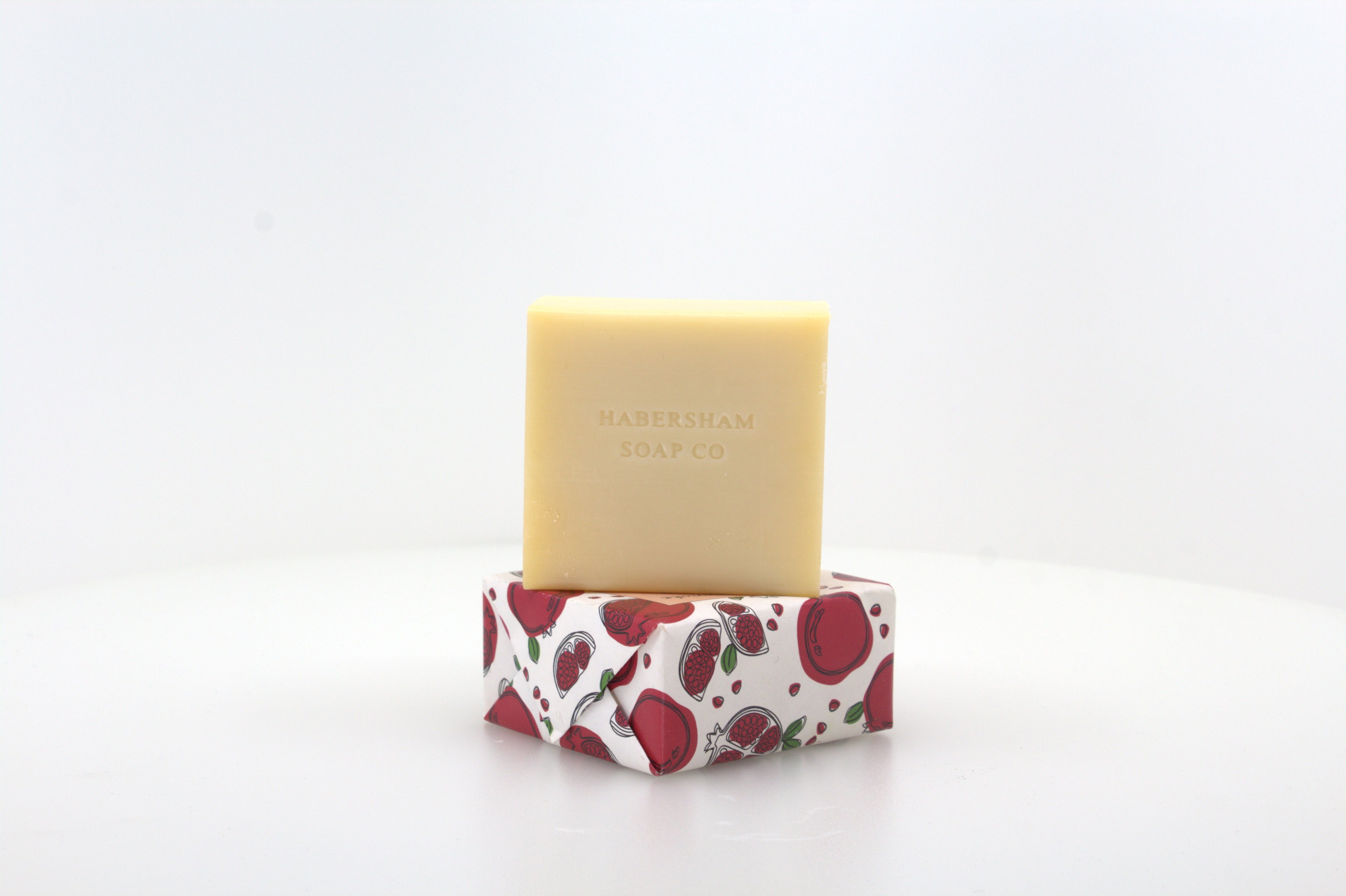 Pomegranate &amp; Cherry Soap with Shea Butter &amp; Coconut Oil - 6.35 oz. -  3 Pack Individually Wrapped Bars