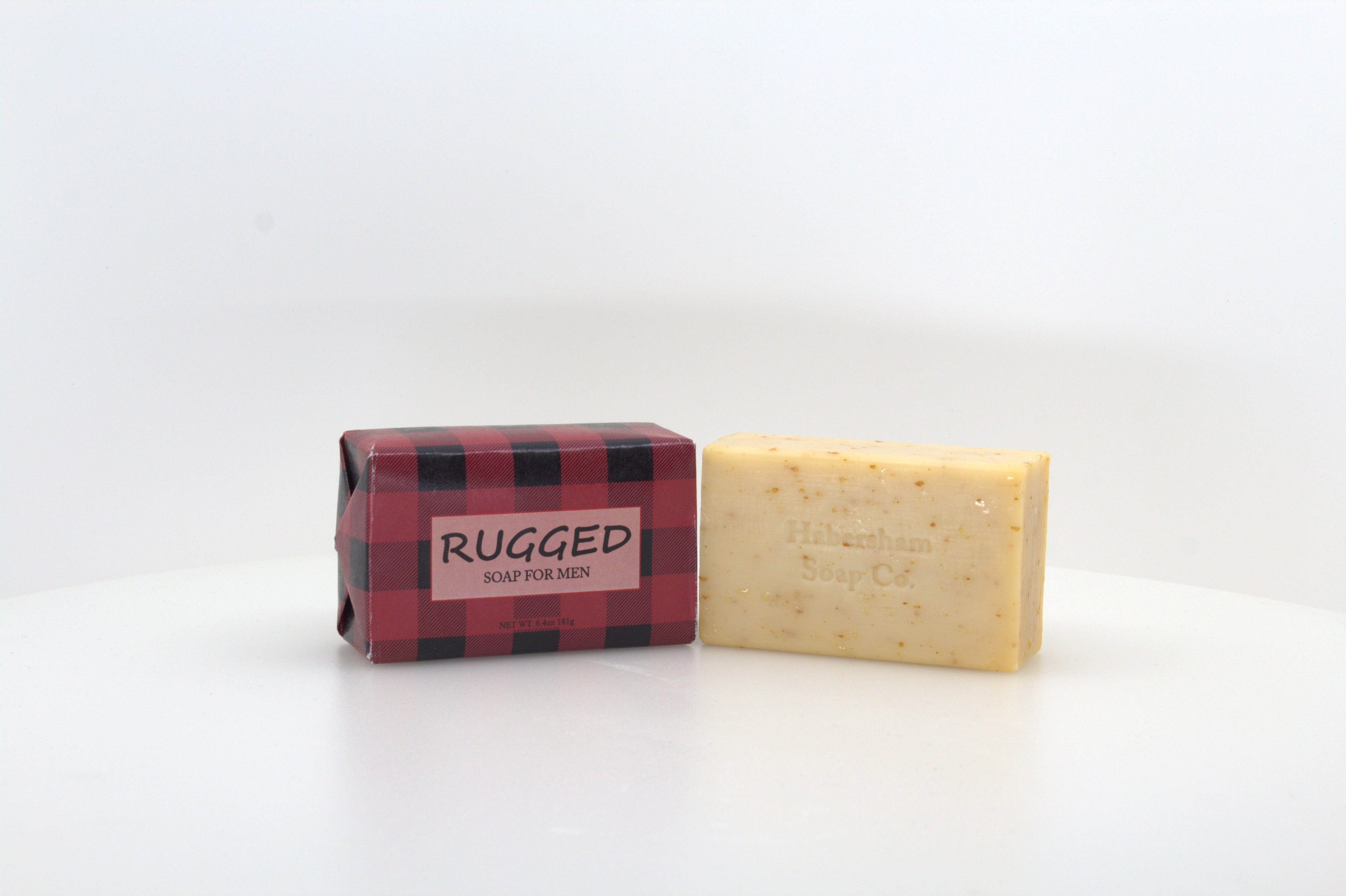 Rugged Soap with Shea Butter &amp; Cocoa Butter– 6.4 oz – 3 Pack Individually Wrapped Bars