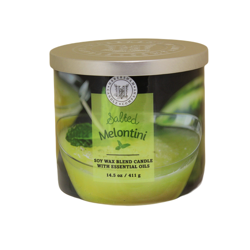 Salted Melontini 3 Wick Scented Candle