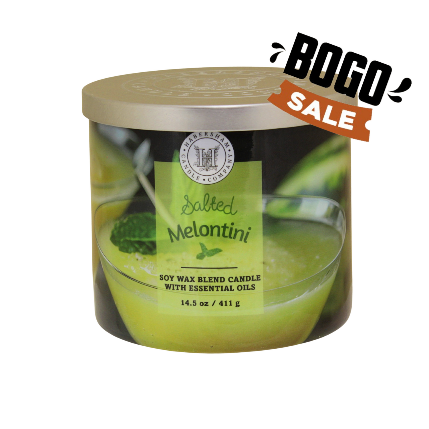 Salted Melontini 3 Wick Scented Candle
