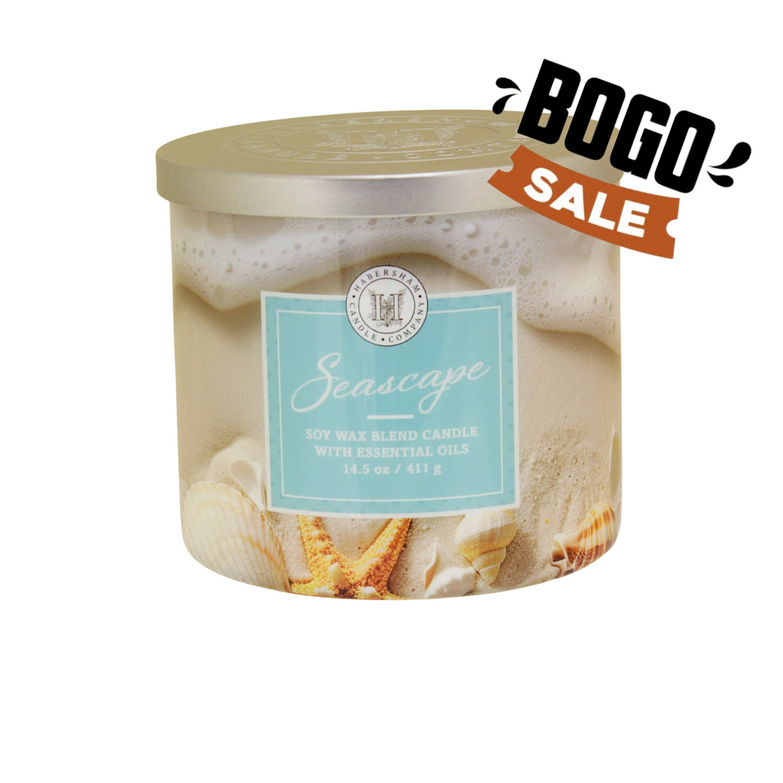 Seascape 3 Wick Scented Candle