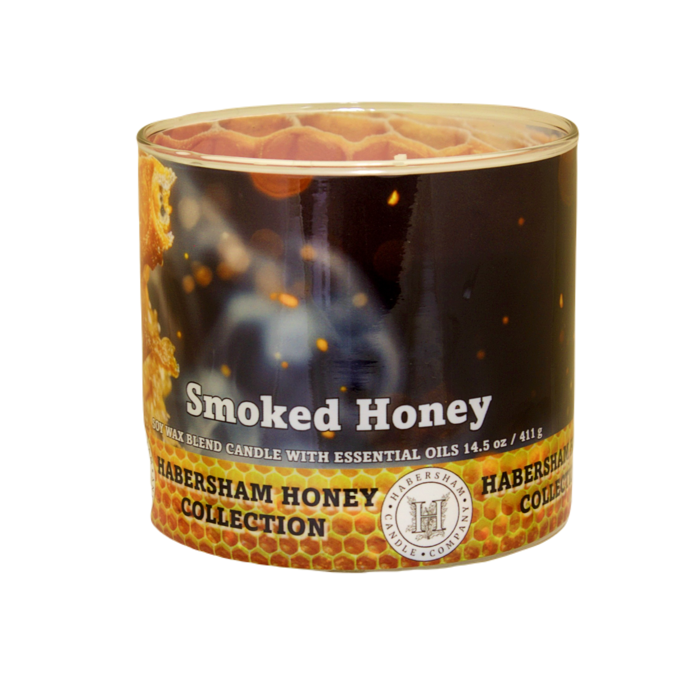 Smoked Honey 3 Wick Scented Candle