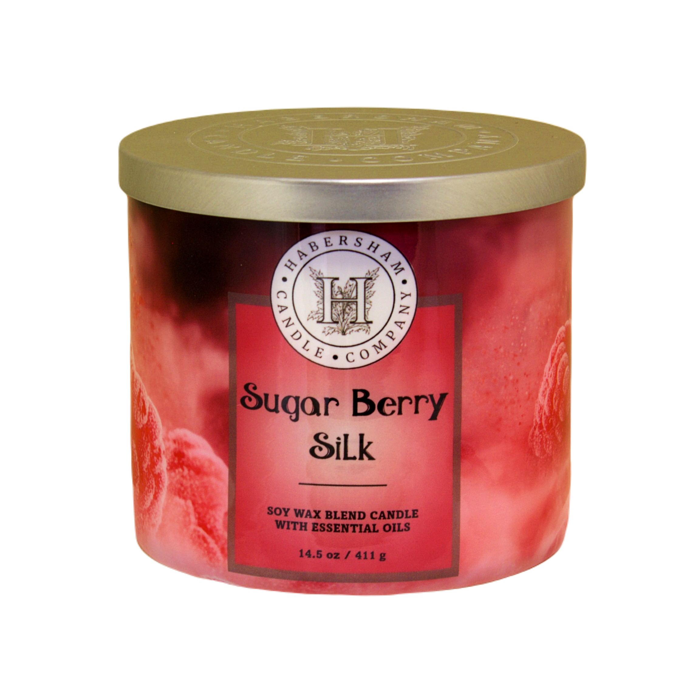 Sugar Berry Silk 3 Wick Scented Candle