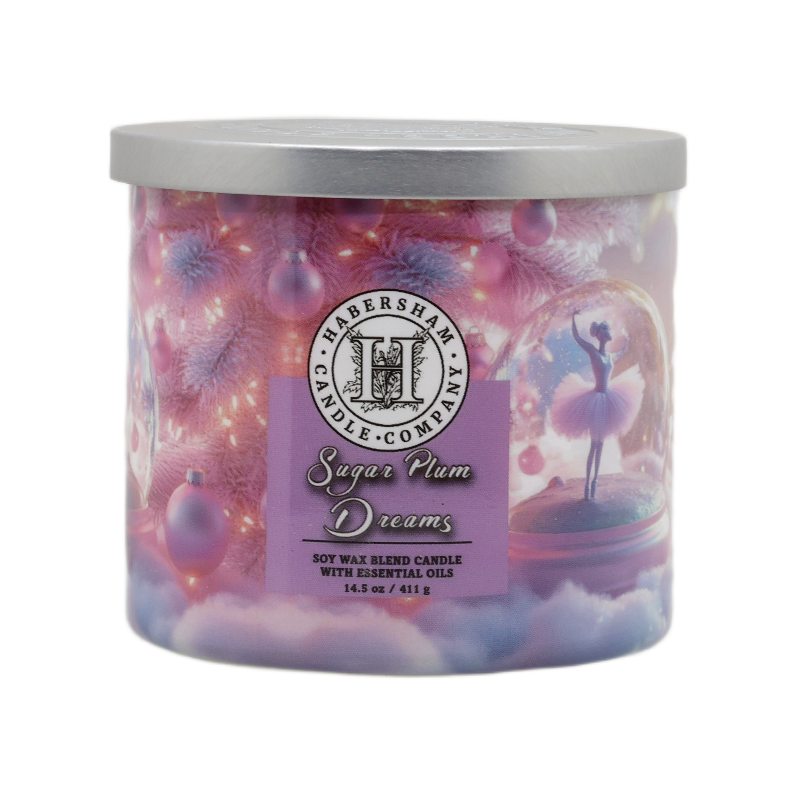 Sugar Plum Dreams 3 Wick Scented Candle