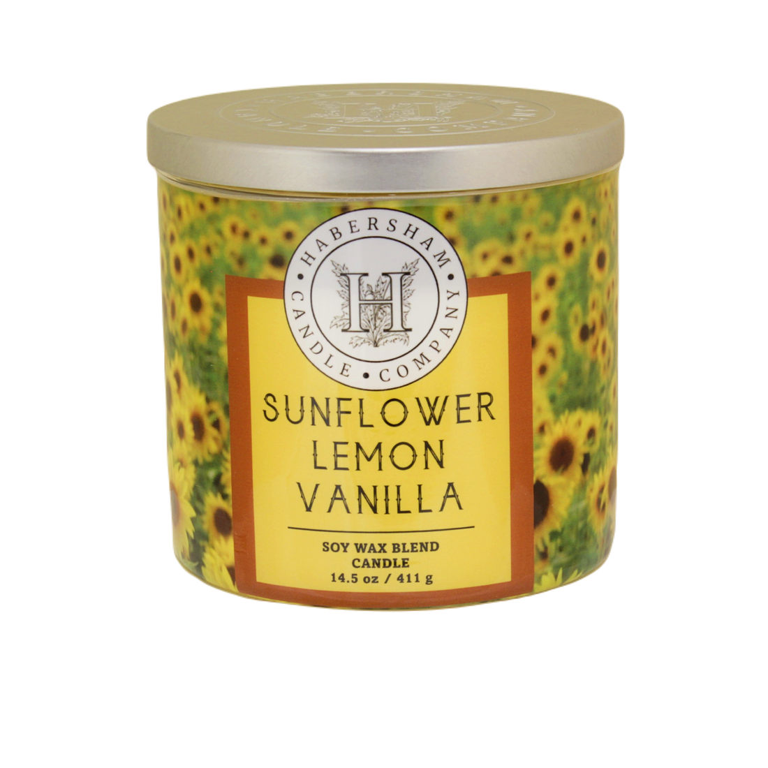 Sunflower Lemon Vanilla 3 Wick Scented Candle