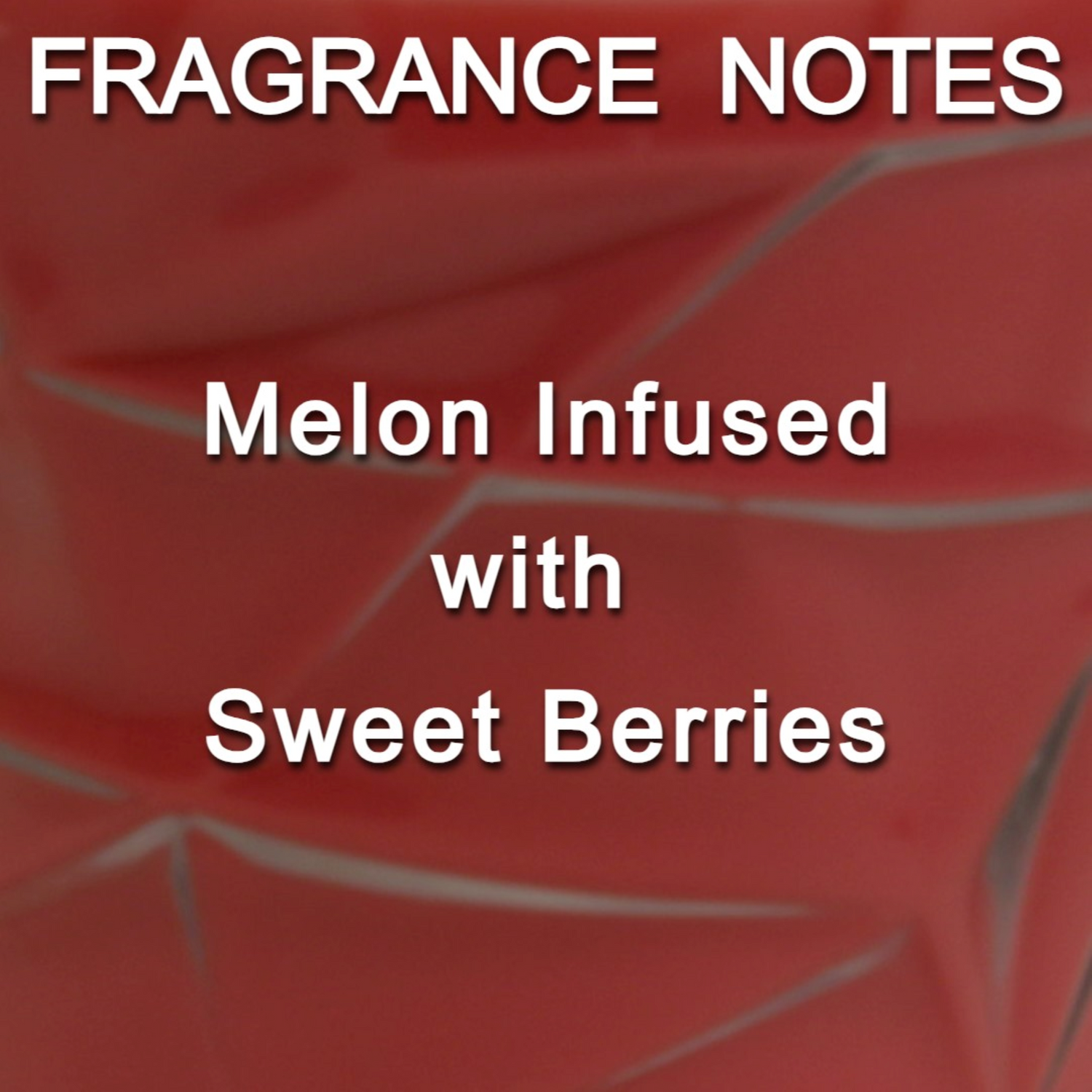 Sweet Melon &amp; Berries Wooden Cross Wick Clear Glass Scented Candle