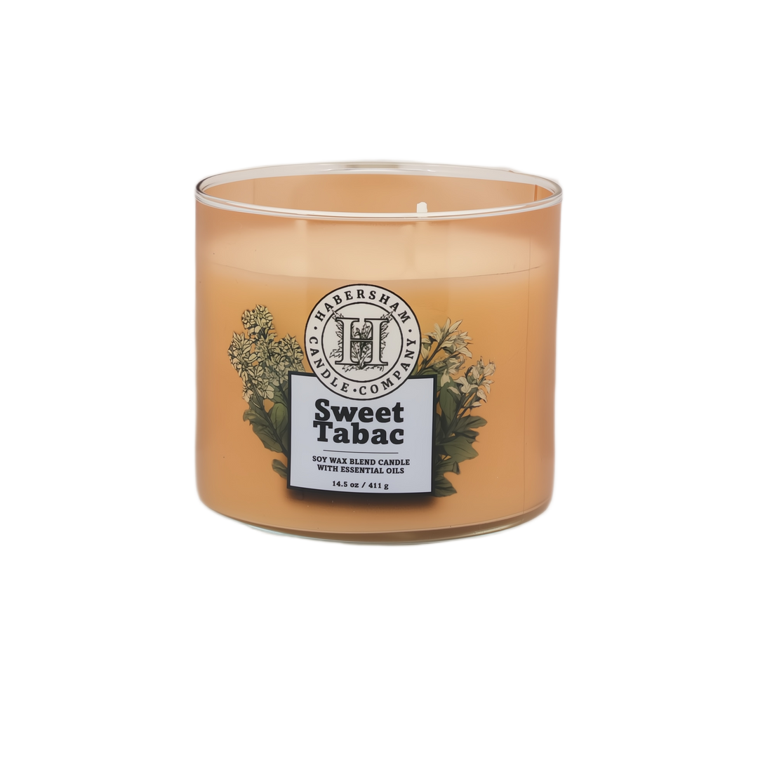 Sweet Tabac 3 Wick Scented Candle