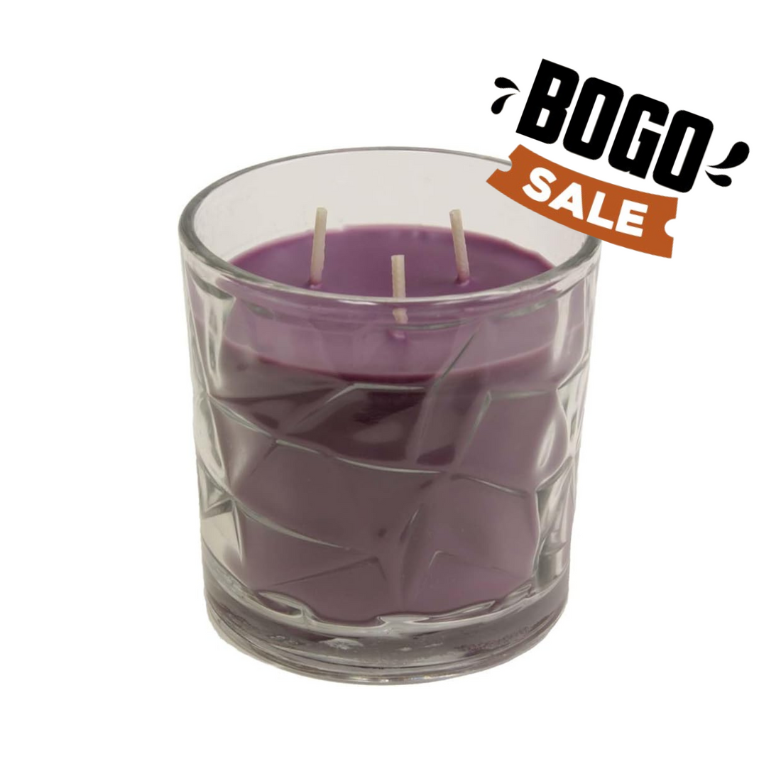 Tropical Twilight 3 Wick Clear Glass Scented Candle