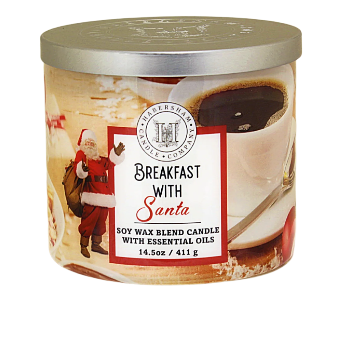 Breakfast with Santa 3 Wick Scented Candle