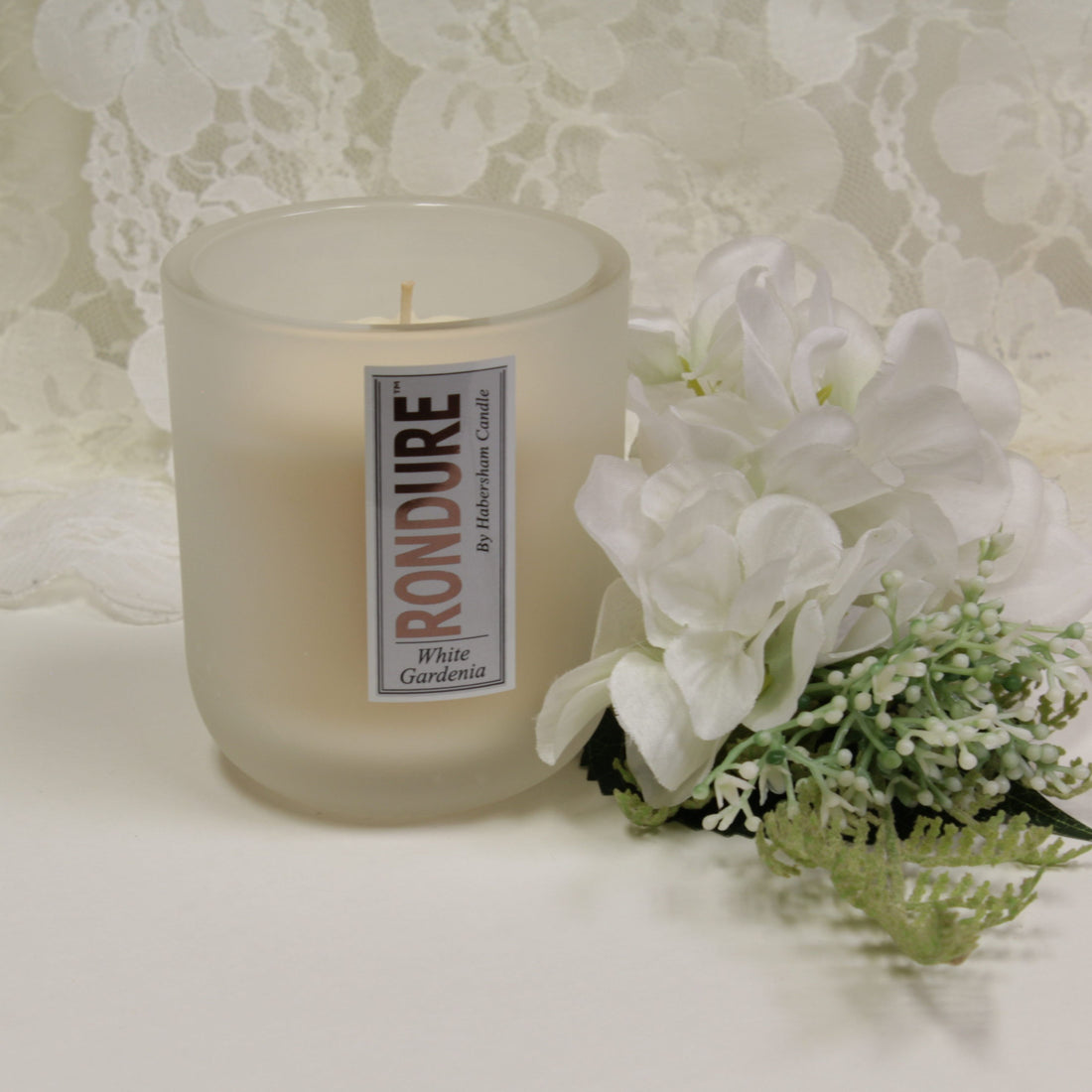 Habersham Rondure Candle -  White Gardenia Scented Candle