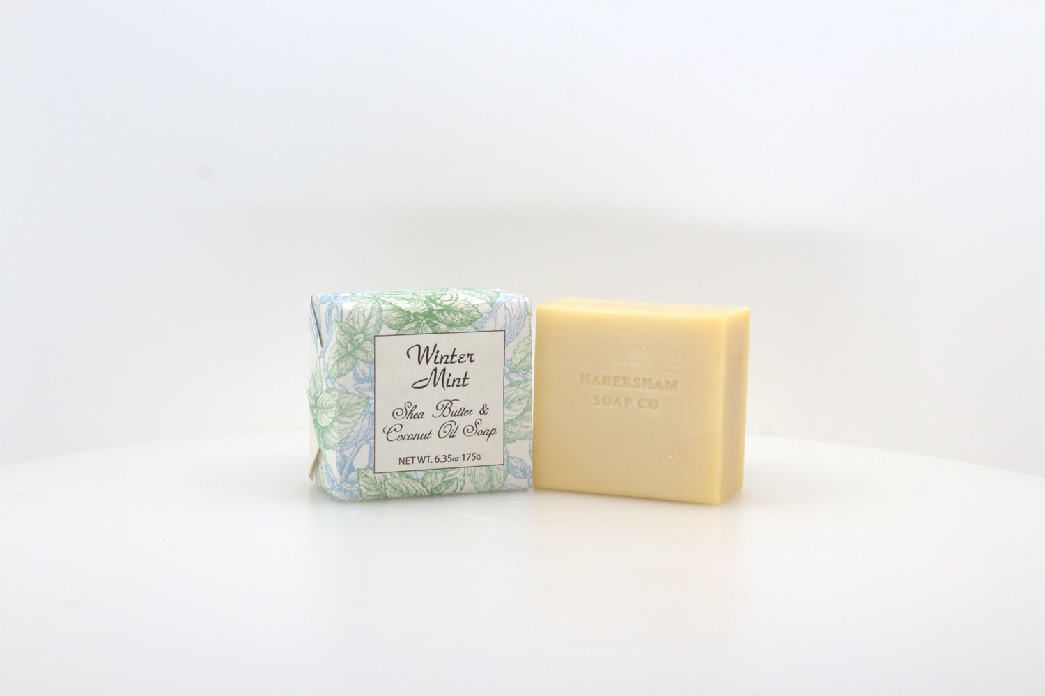 Winter Mint Soap with Shea Butter &amp; Coconut Oil - 6.35 oz. - 6 Pack Individually Wrapped Bars