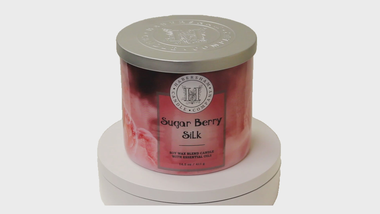 Sugar Berry Silk 3 Wick Scented Candle