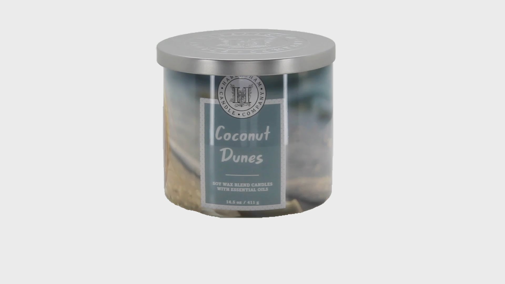 Coconut Dunes 3 Wick Scented Candle