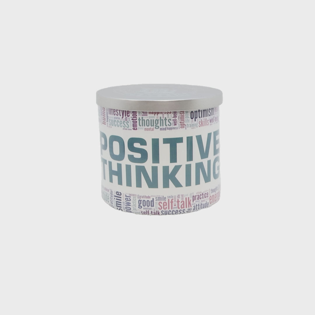 Positive Thinking 3 Wick Scented Candle