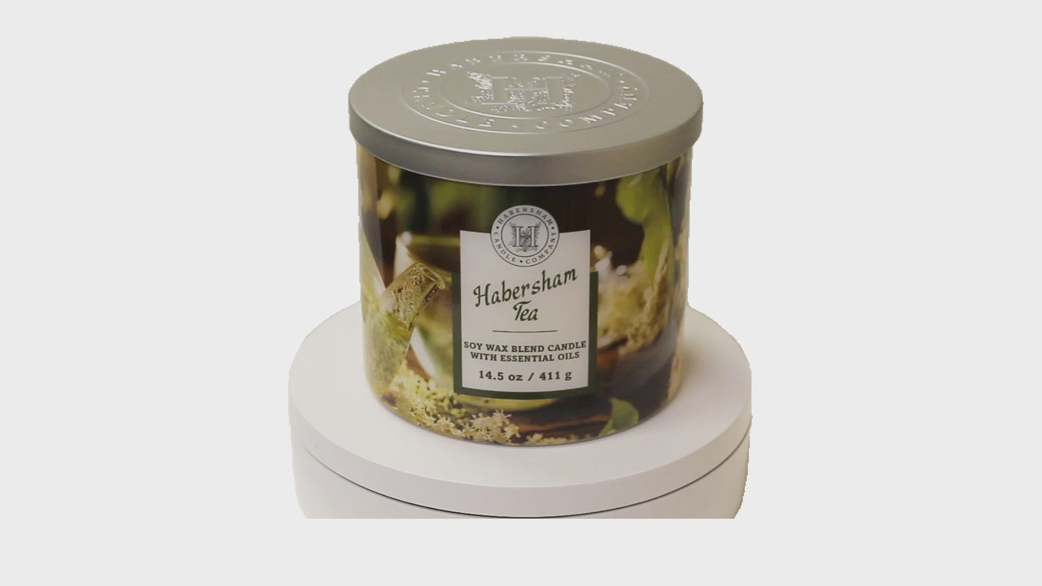 Habersham Tea 3 Wick Scented Candle