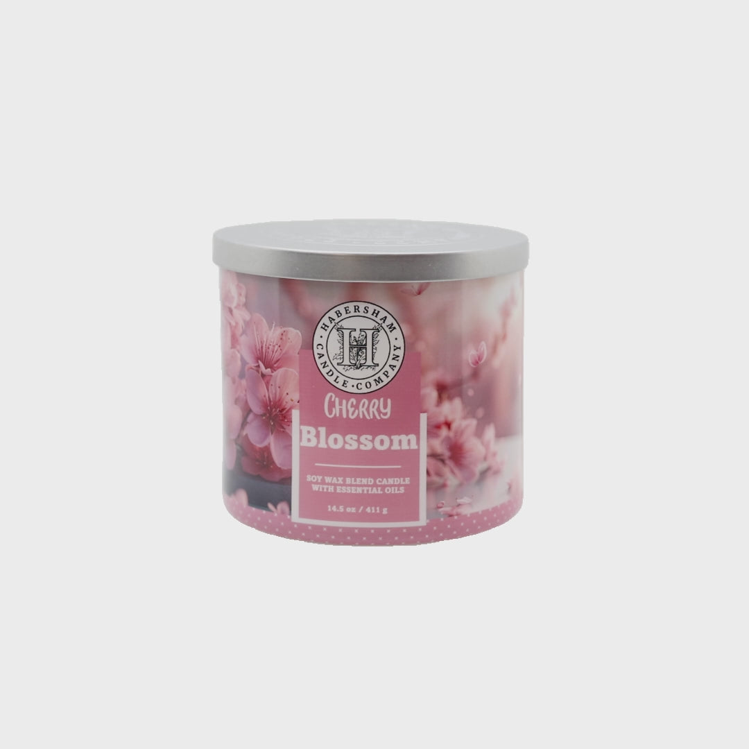 Cherry Blossom 3 Wick Scented Candle