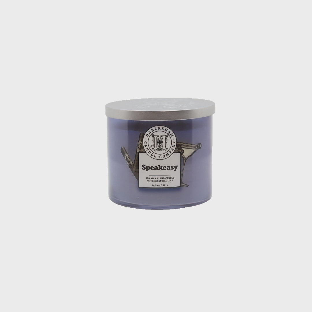 Speakeasy 3 Wick Scented Candle