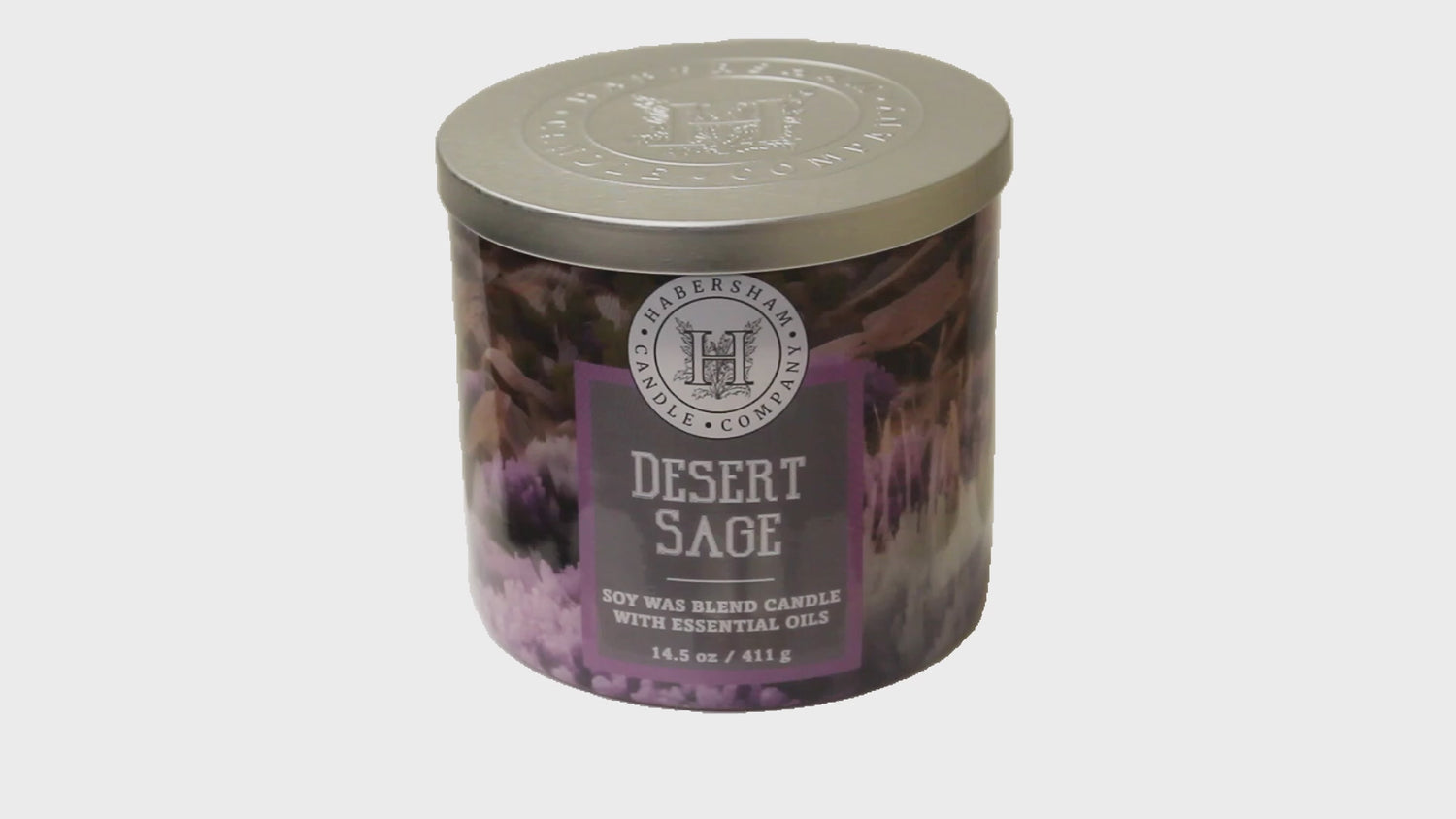 Desert Sage 3 Wick Scented Candle