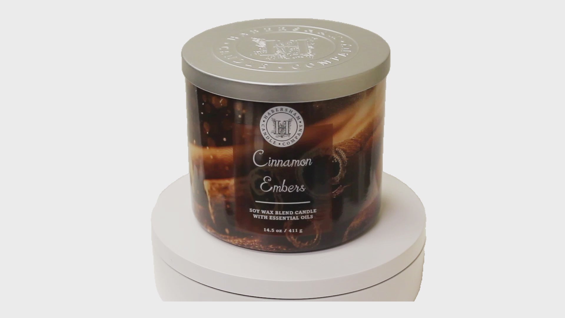 Cinnamon Embers 3 Wick Scented Candle