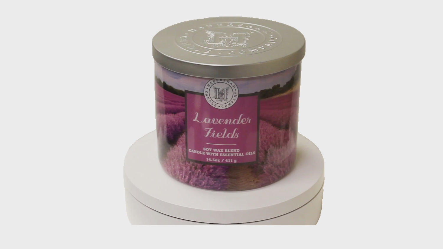 Lavender Fields 3 Wick Scented Candle