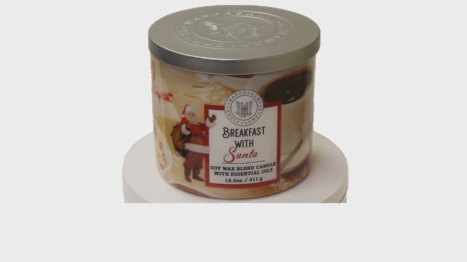 Breakfast with Santa 3 Wick Scented Candle