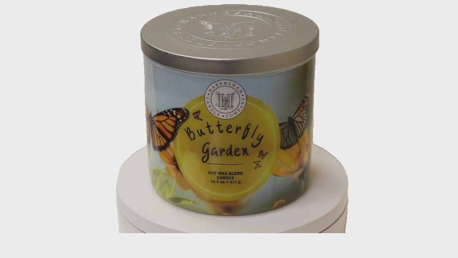 Butterfly Garden 3 Wick Scented Candle