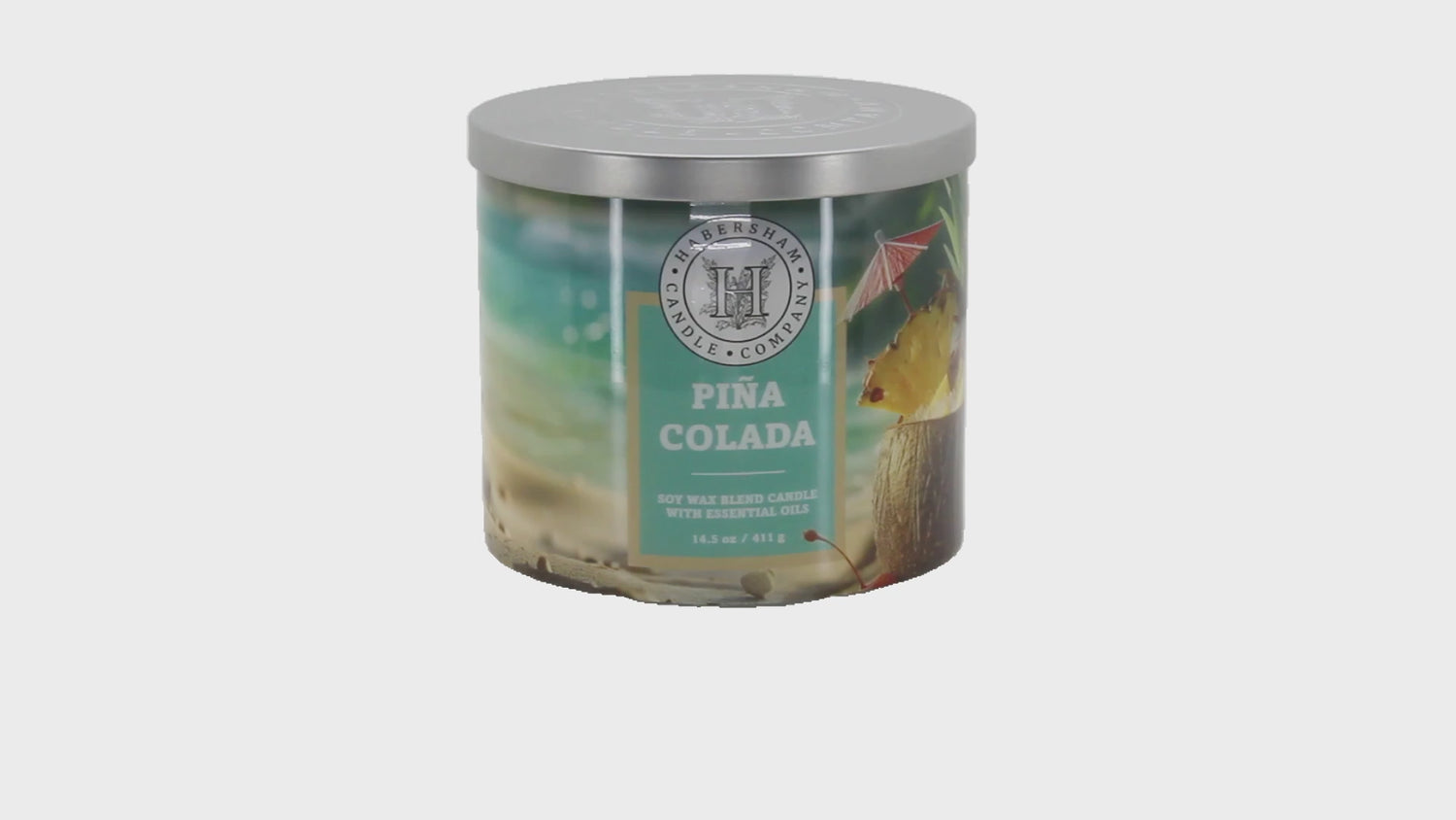 Pina Colada 3 Wick Scented Candle